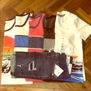 6 piece Boys summer lot size 5 Old navy  NEW
